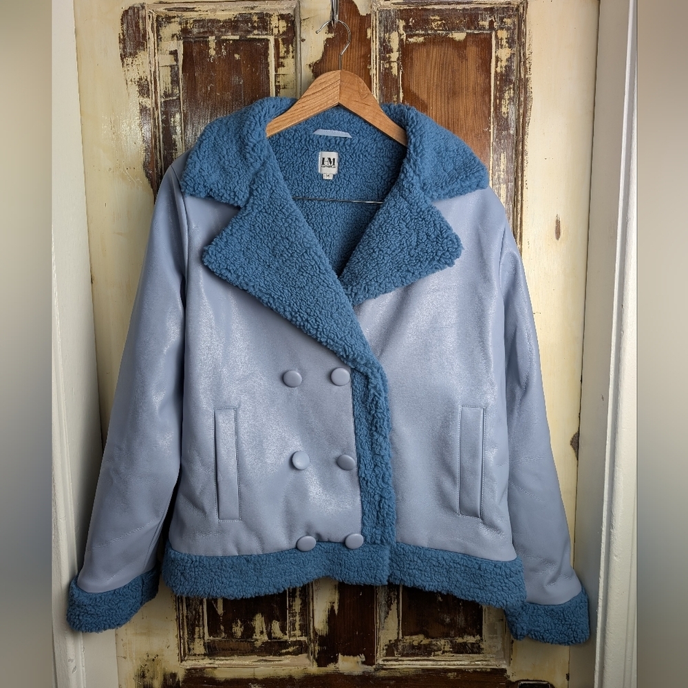 Hilary MacMillan Vegan Leather Teddy Jacket | Canadian Designer | Size M - Picture 4 of 11